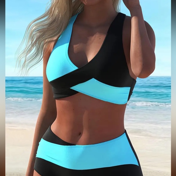Two piece Swim set - Picture 2 of 5